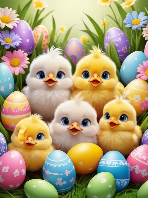 Free Easter Chick illustration and picture