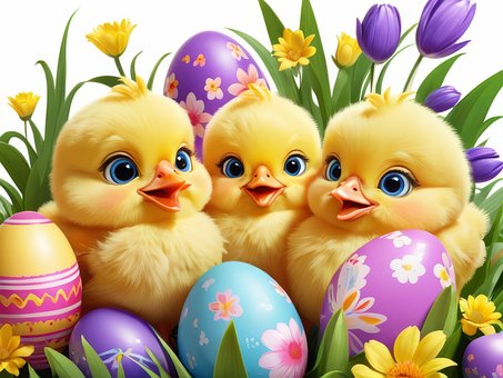 Free Easter Chick illustration and picture