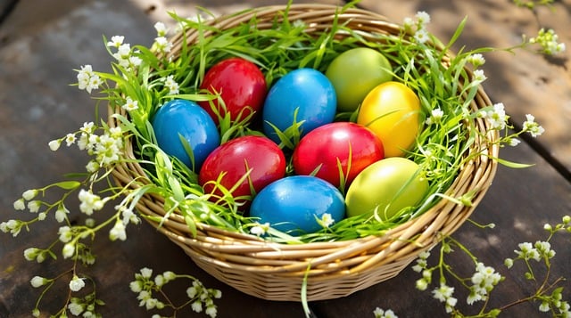 Free ai generated nature easter illustration