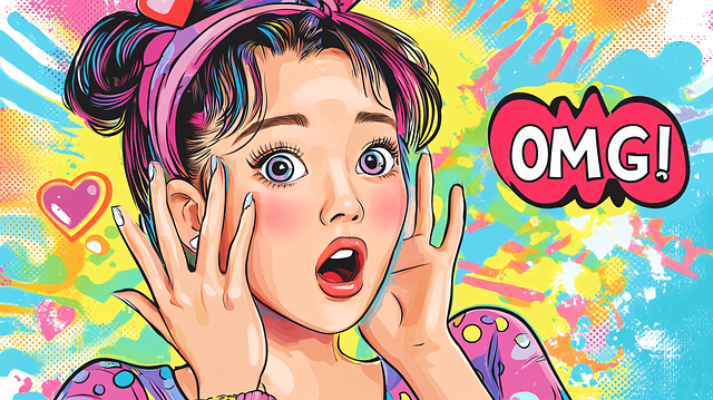 Free ai generated woman pop illustration