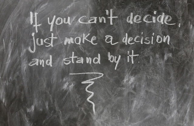 Free decision choice resolve illustration