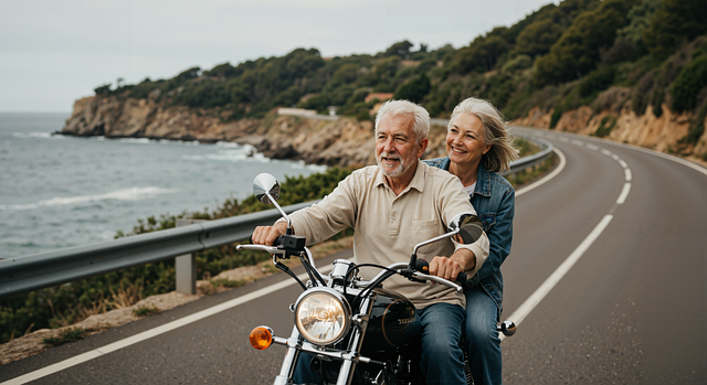 Free ai generated pensioner man illustration