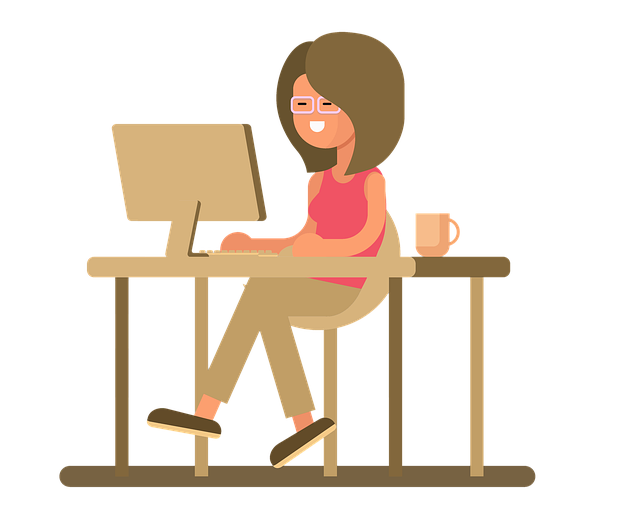 Free woman female happy illustration