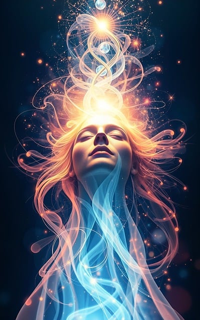Free ai generated woman meditation illustration