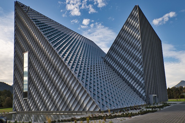 Architectuur, Facade, Gebouw, Modern
