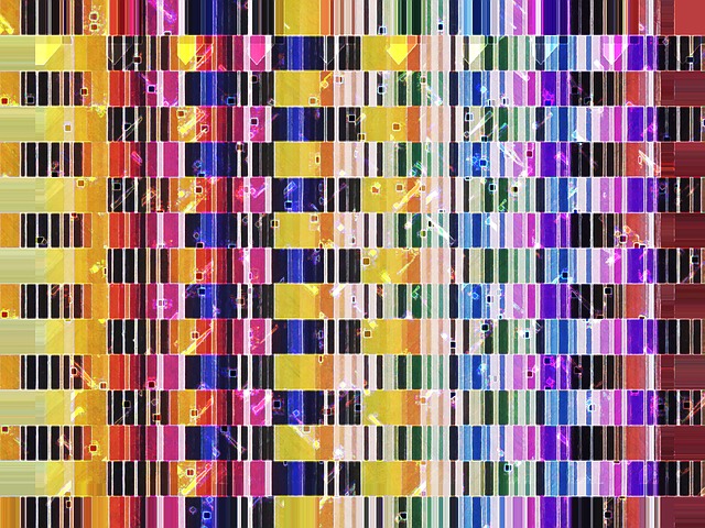 Free ai generated digital weave interweave illustration
