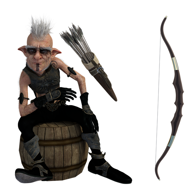 Personagem Masculino Com Orelhas De Elfo