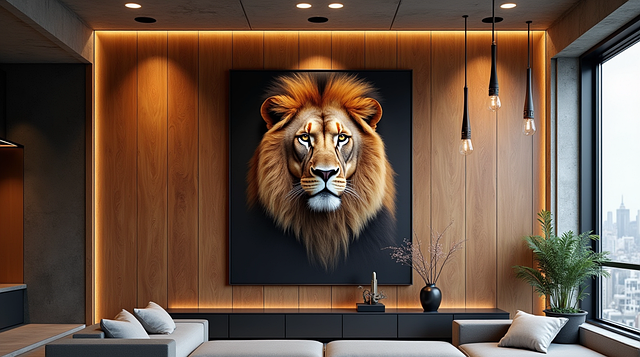 Free ai generated interior home illustration