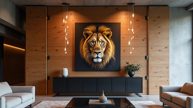 Free ai generated interior home illustration