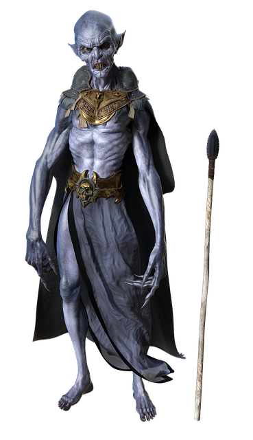 Free Alien Character Warrior illustration and picture