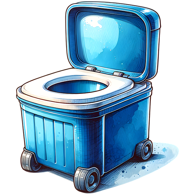 Free ai generated outhouse toilet illustration
