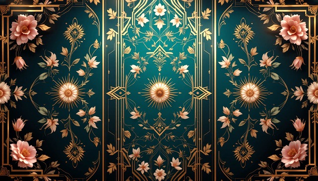 Free ai generated flowers wallpaper illustration