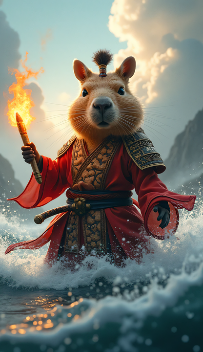 Download Capybara, Warrior, Wizard. Royalty-Free Stock Illustration ...
