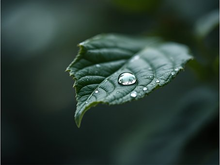 Ai Gegenereerd, Waterdruppel, Blad