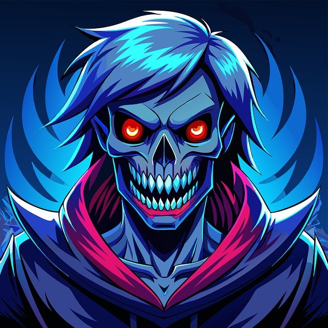 Free ai generated evil monster illustration