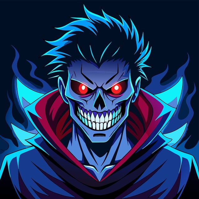 Free ai generated evil monster illustration