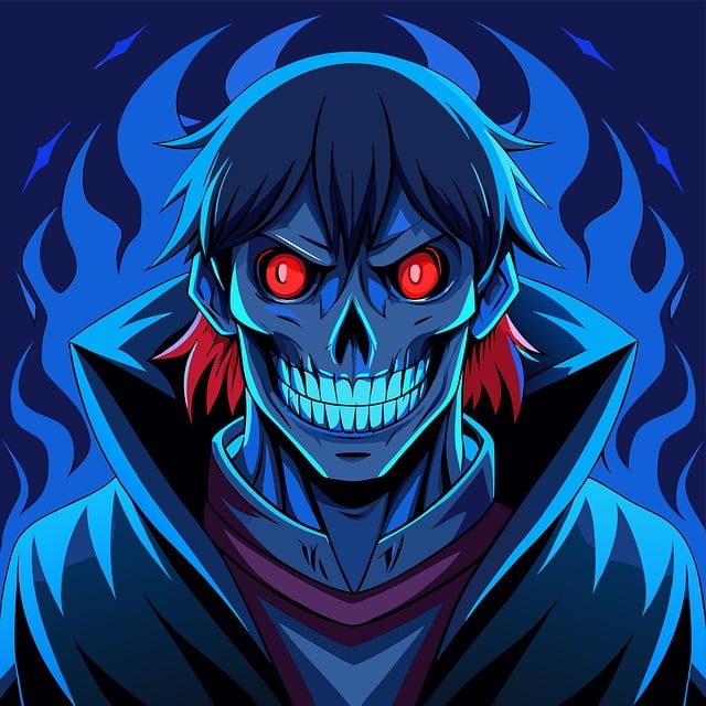 Free ai generated evil monster illustration