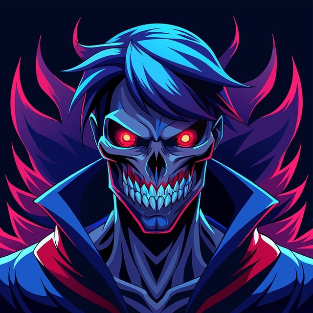 Free ai generated evil monster illustration