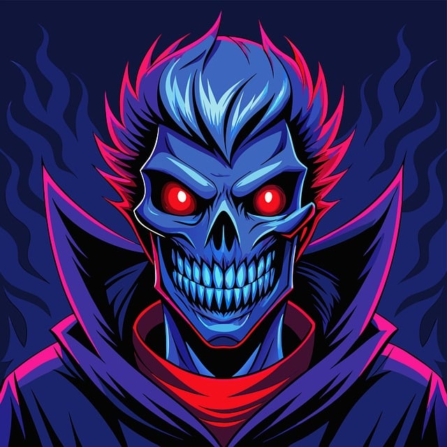 Free ai generated evil monster illustration