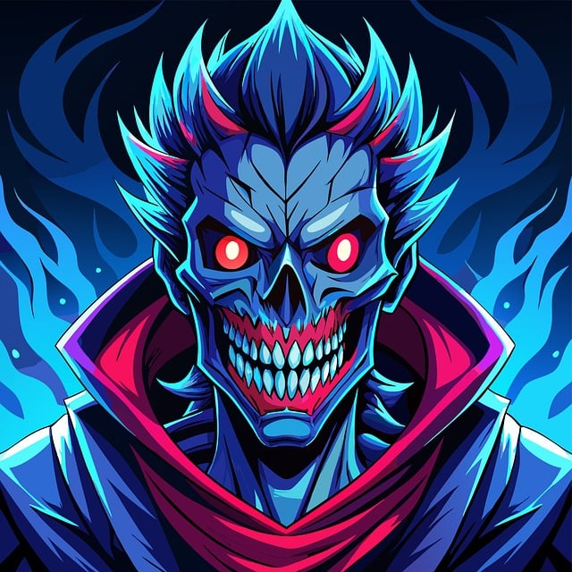 Free ai generated evil monster illustration