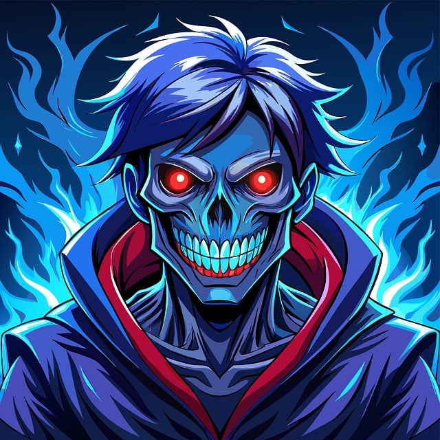 Free ai generated evil monster illustration