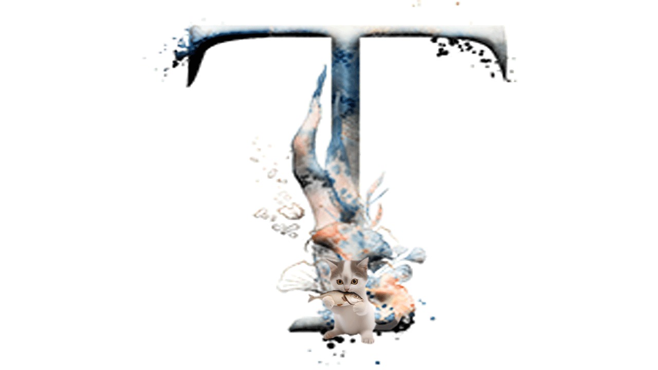 Download Letter T, Gradient, Sea Shells. Royalty-Free Stock ...