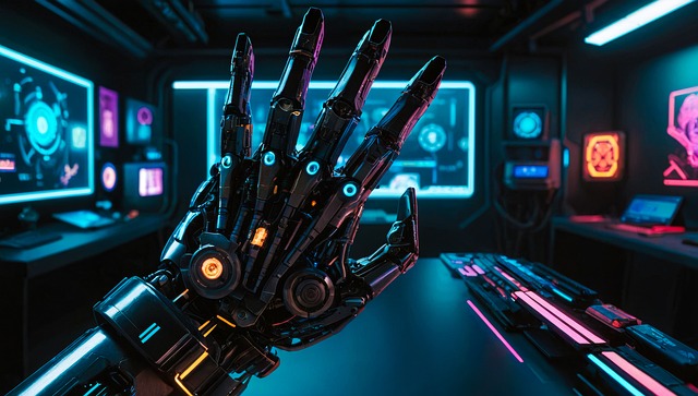 Free Cyberpunk Robot illustration and picture