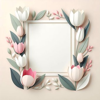 Rahmen, Floral, Gestaltung, Dekorative