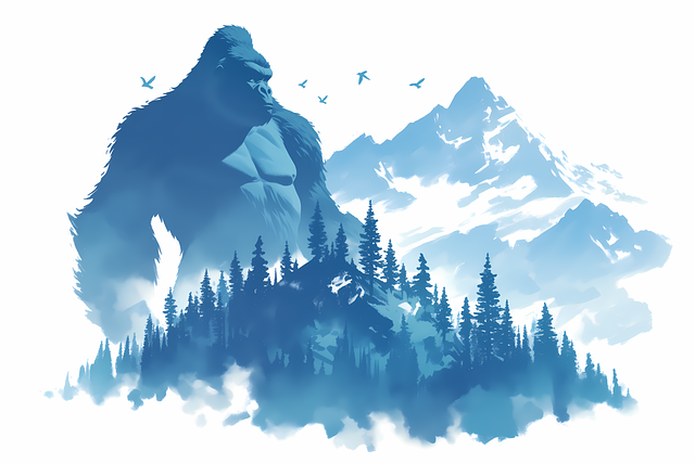 Free king kong gorilla monkey illustration