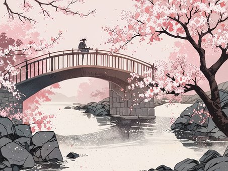 Free Ai Generated River illustration and picture