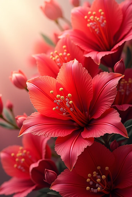 Blume, Frühling, Scharlachrot, Rot