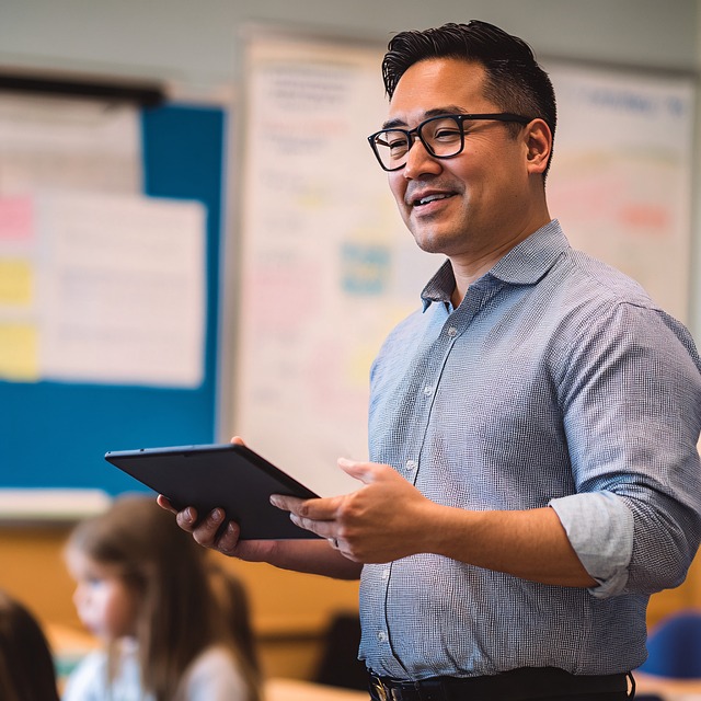 Free ai generated man teacher illustration