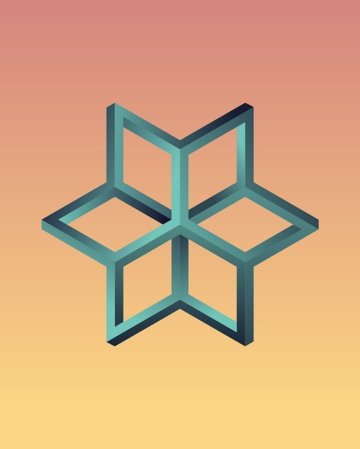 Free Geometric Four Dimensions vector and picture