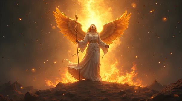 Free Angel Woman illustration and picture