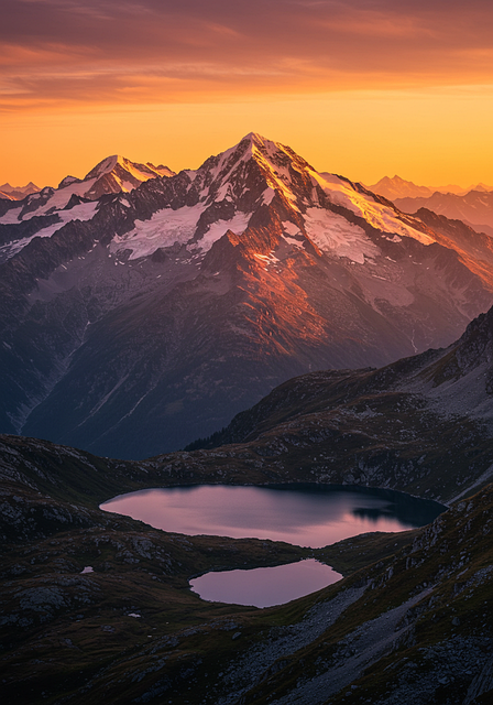 Free Beautiful Mountain illustration and picture