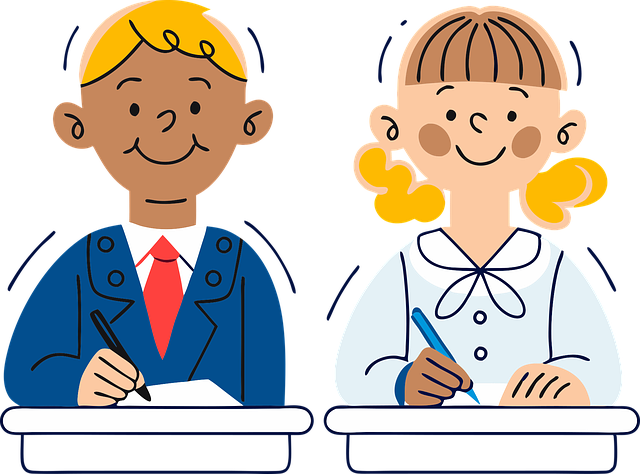 Free ai generated student pupils vector