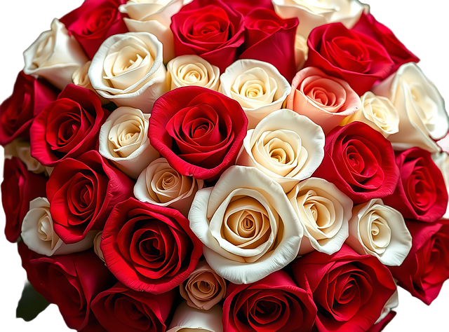 Free ai generated roses bouquet illustration