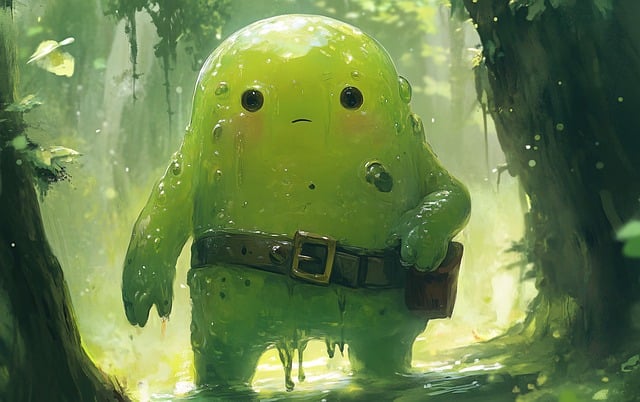 Free ai generated alien creature illustration