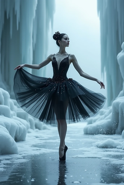 Ai Generiert, Frau, Ballerina, Tanzen