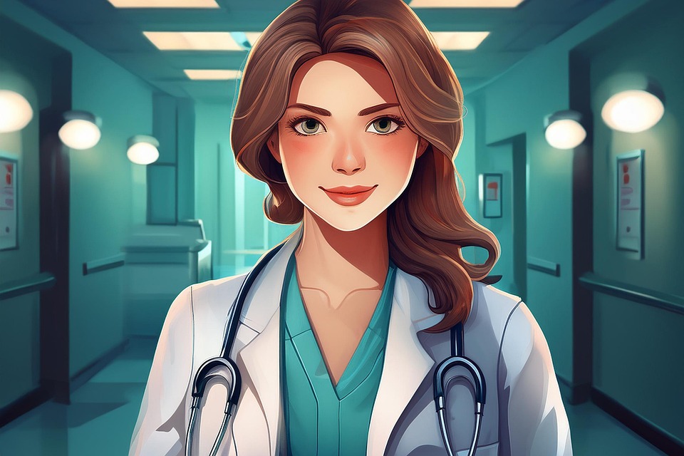Download Doctor, Woman, Hospital. Royalty-Free Stock Illustration Image ...