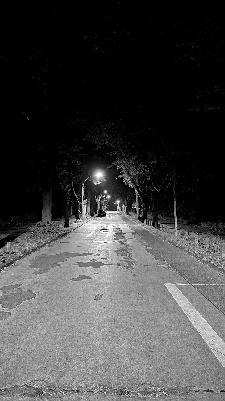 Nacht, Weg, Donker, Duisternis