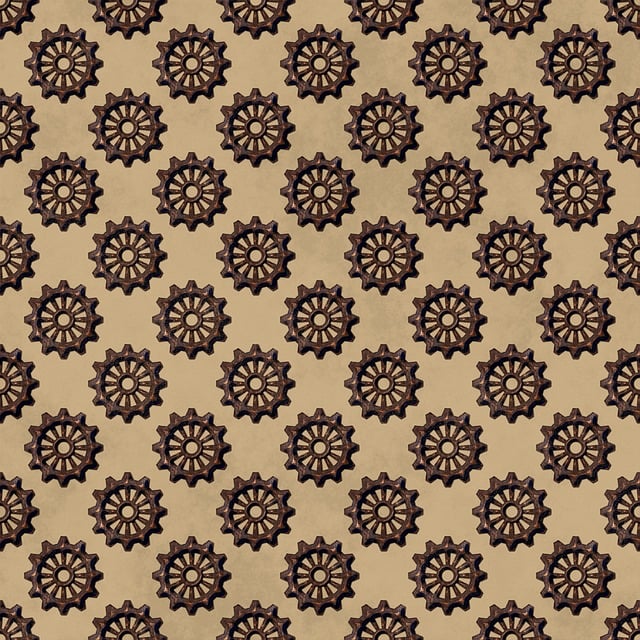 Free pattern cog seamless illustration