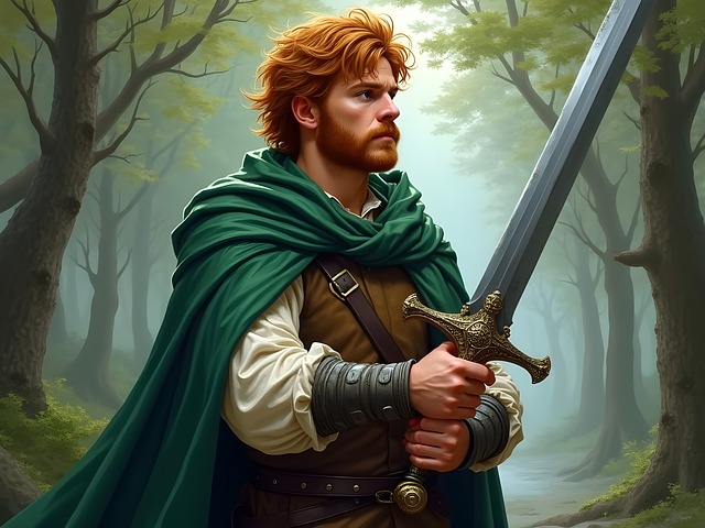 Free ai generated medieval knight illustration