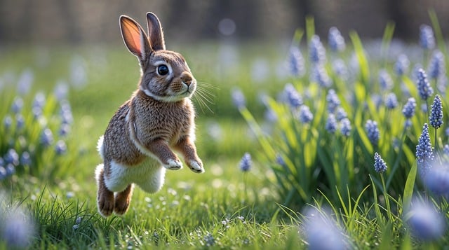 Free ai generated bunny rabbit illustration