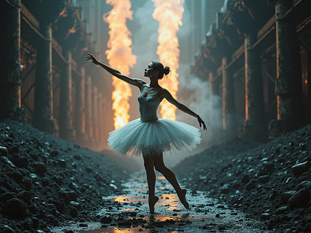 Ai Generiert, Frau, Ballett, Tanzen