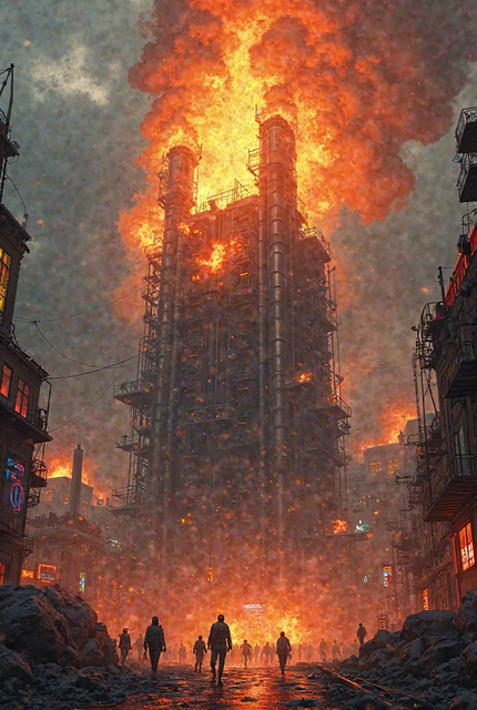 Ai Generiert, Apokalypse, Explosion