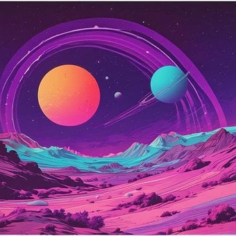Ai Generiert, Planet, Galaxis, Kosmos