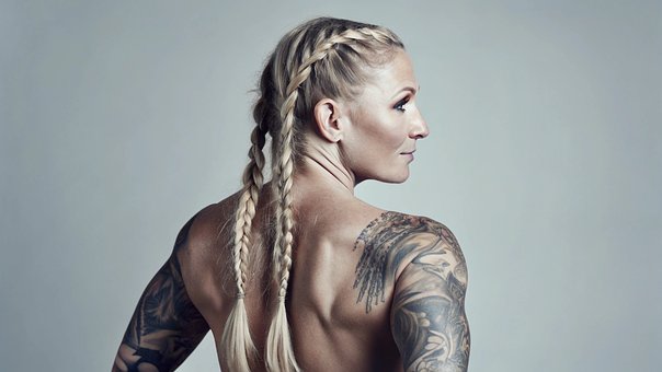 Kvinde, Muskler, Bodybuilding