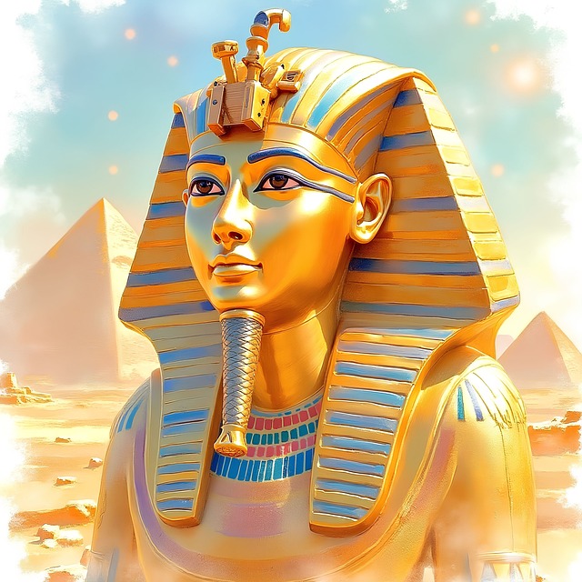 Free tutankhamun pharaoh egypt illustration