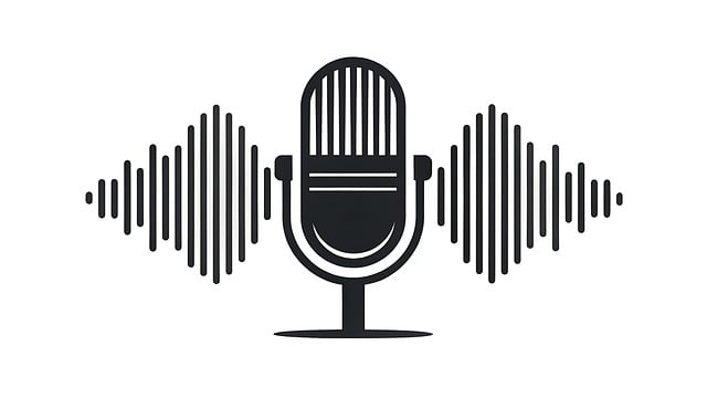 Free ai generated podcast microphone illustration